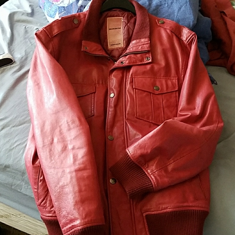 Leather jacket